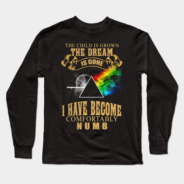 I Have Become Comfortably Numb Long Sleeve T-Shirt by rosecanderson